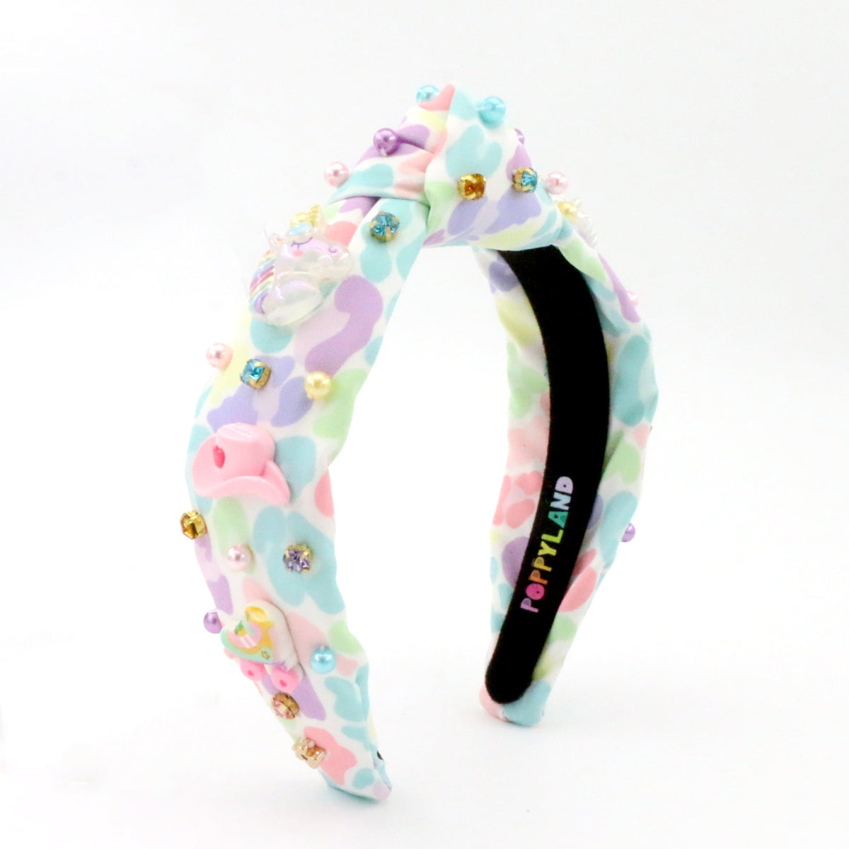Frosted Leopard Girly Pop Headband