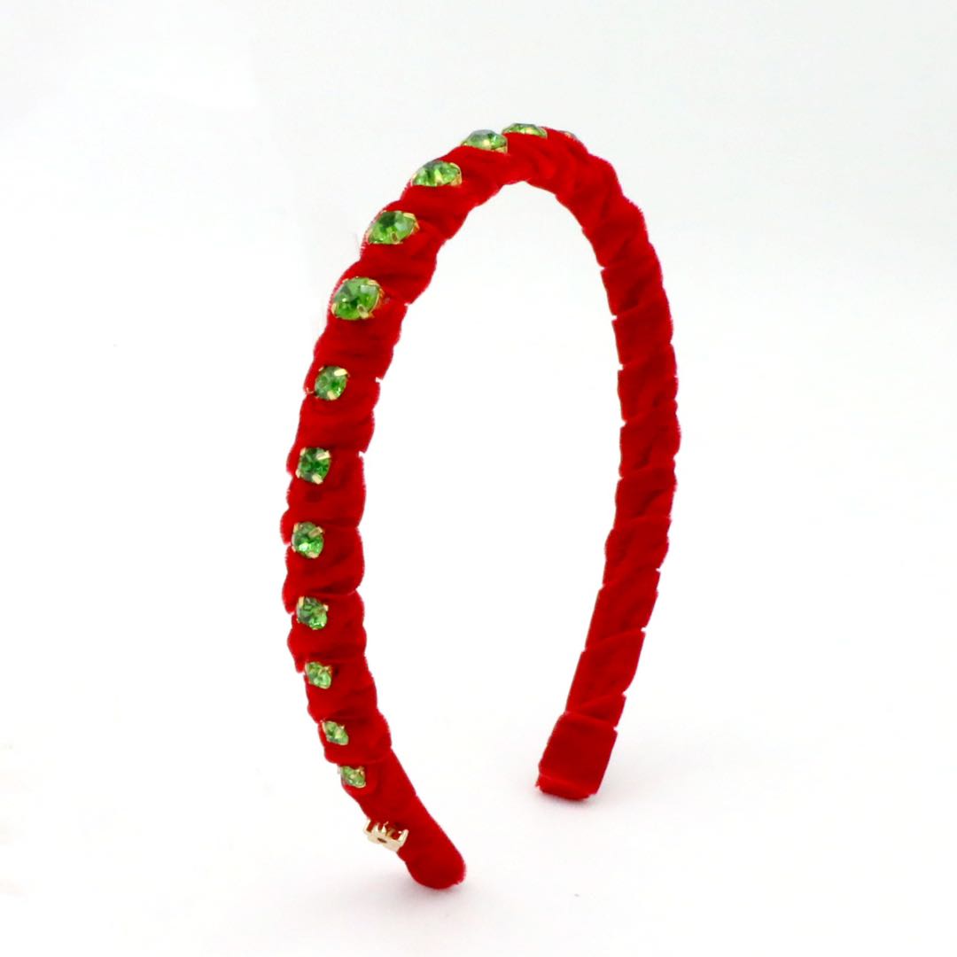 Red Velvet Stones Headband