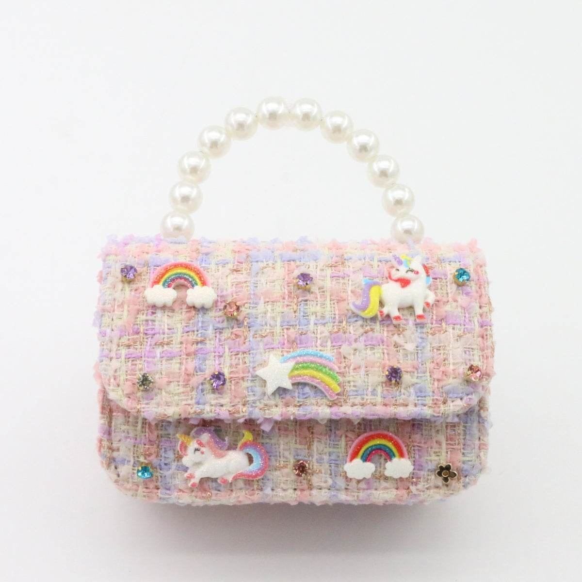 Over The Rainbow Tweed Purse