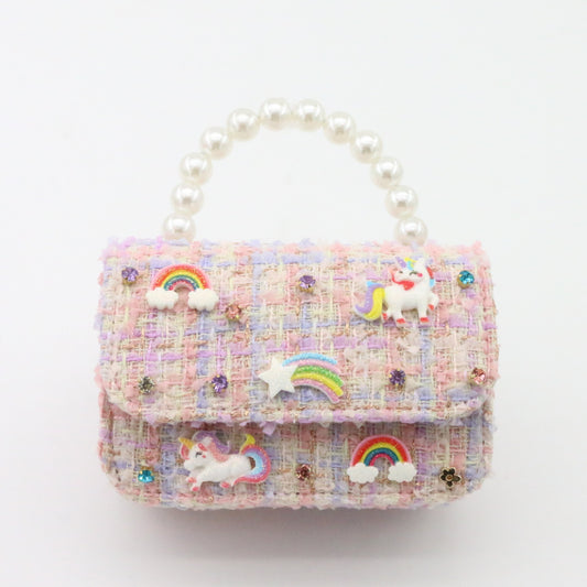 Over The Rainbow Tweed Purse
