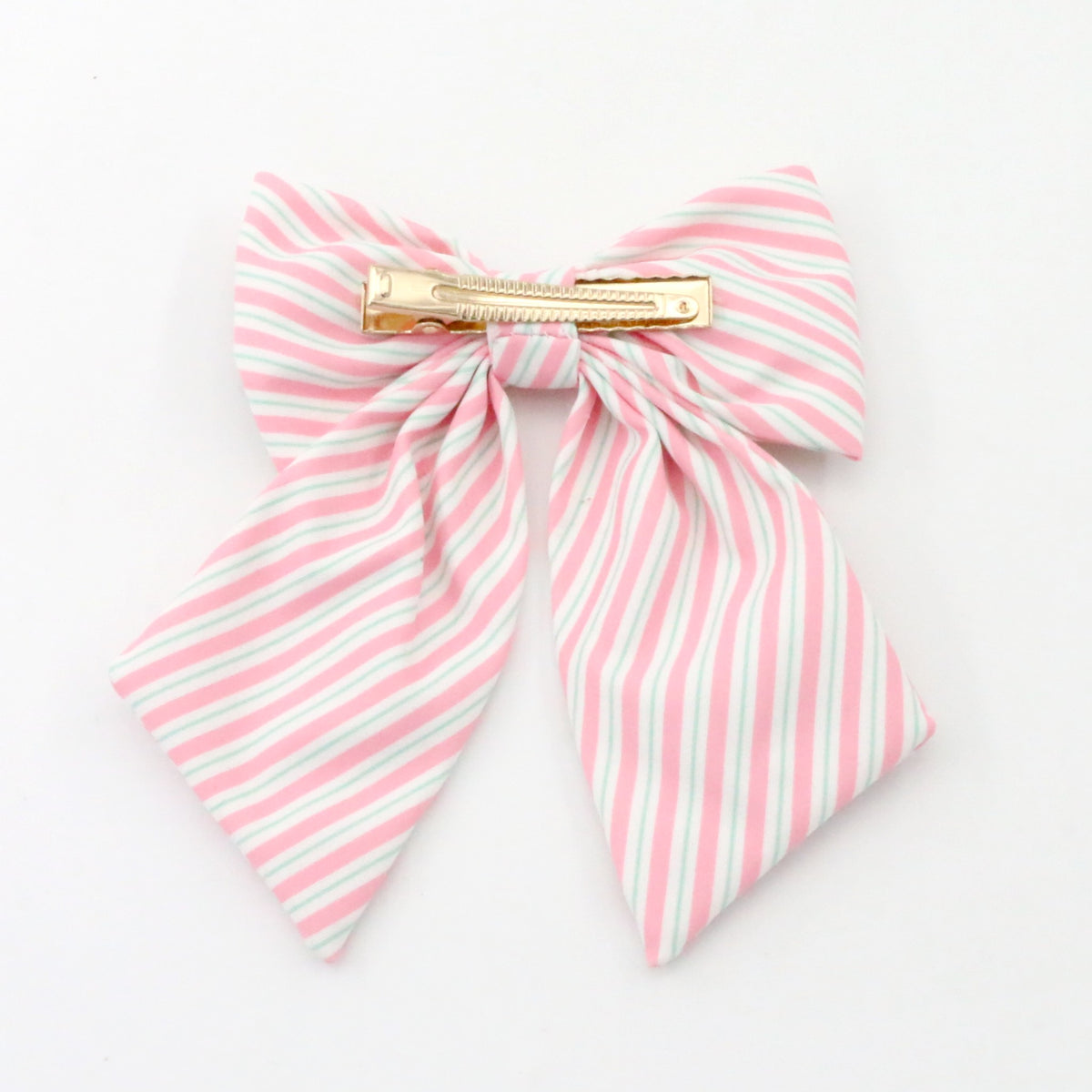 Santa Stripe Bow