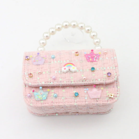 Rainbow Wishes Tweed Purse