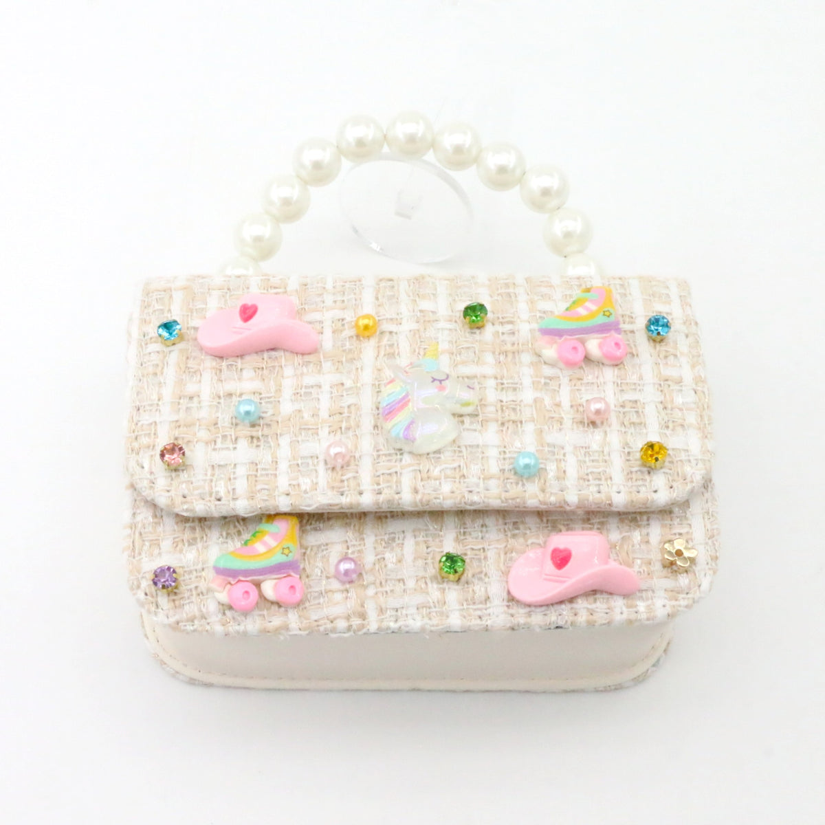 Girly Pop Tweed Purse