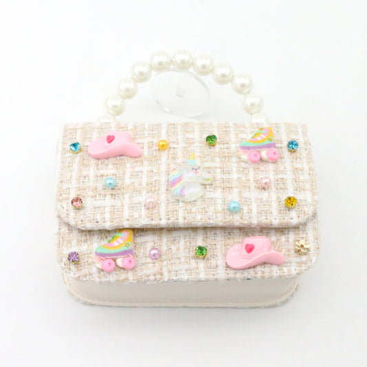 Girly Pop Tweed Purse