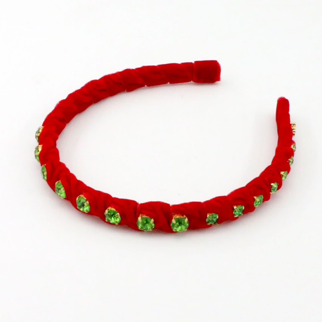Red Velvet Stones Headband
