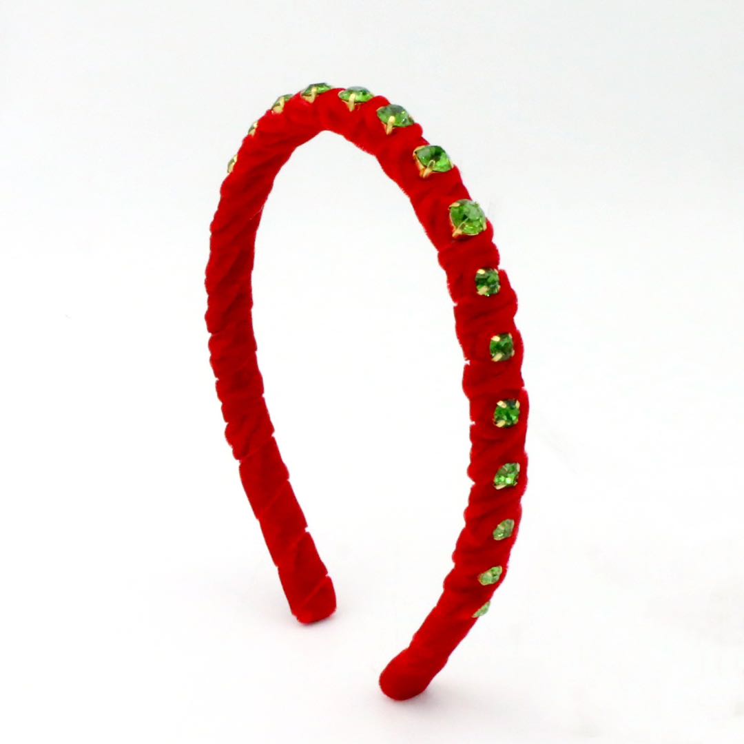 Red Velvet Stones Headband