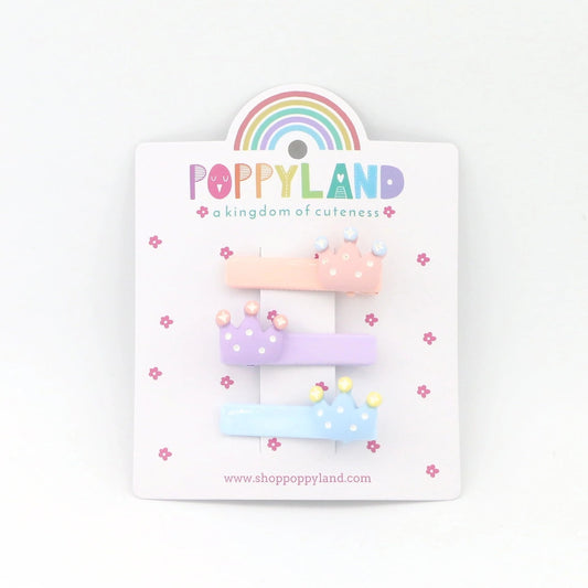 Pastel Crowns Hair Pins
