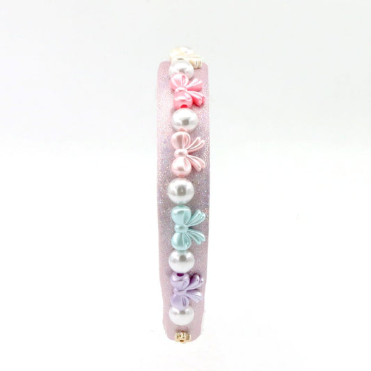 Pastel Bows + Pearls Headband
