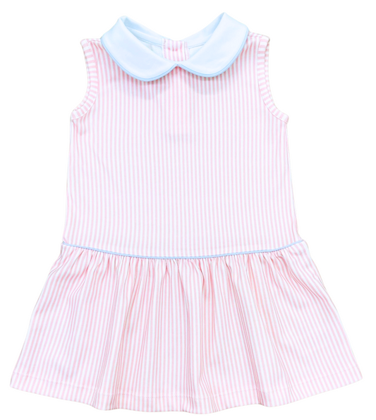 Birdie Dress Sugar Stipe