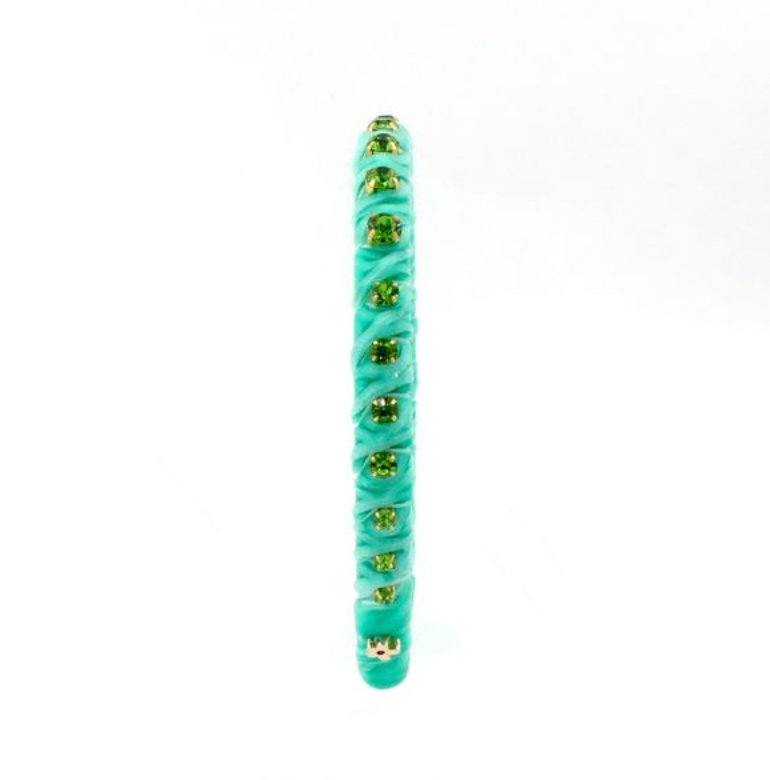 Velvet Stones Mint Headband