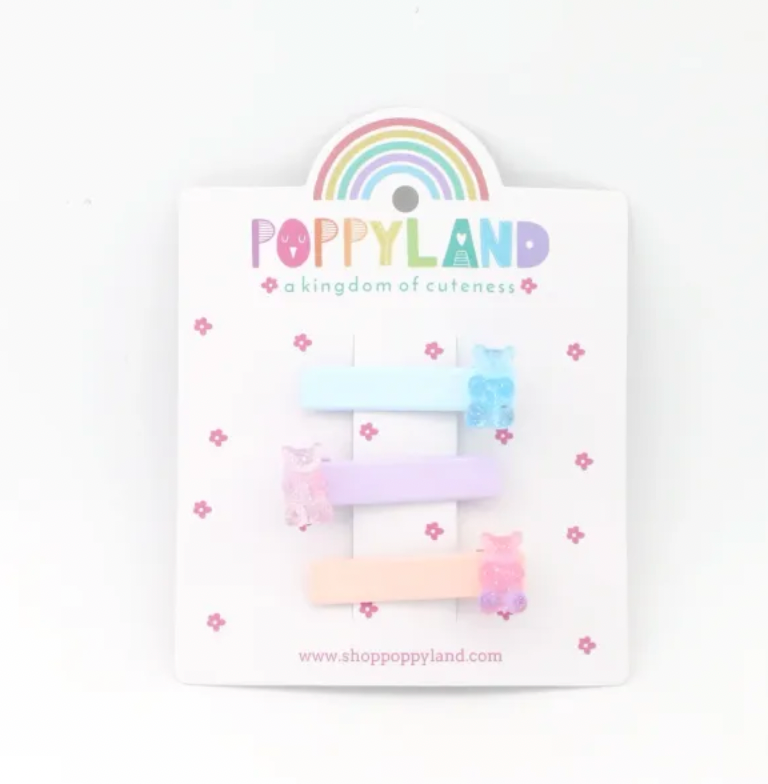 Gummy Trio Hair Clips