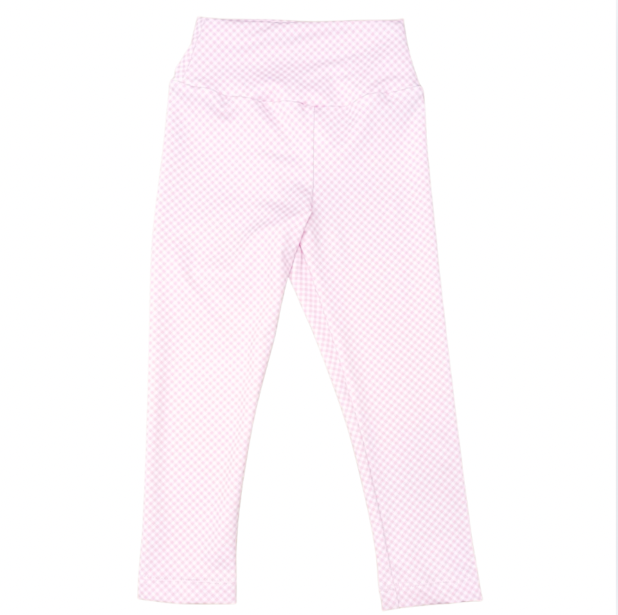 Lovely Leggings Poppy Pink Gingham