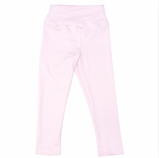 Lovely Leggings Poppy Pink Gingham