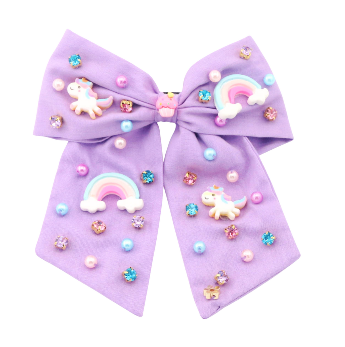 Over The Rainbow Purple Bow
