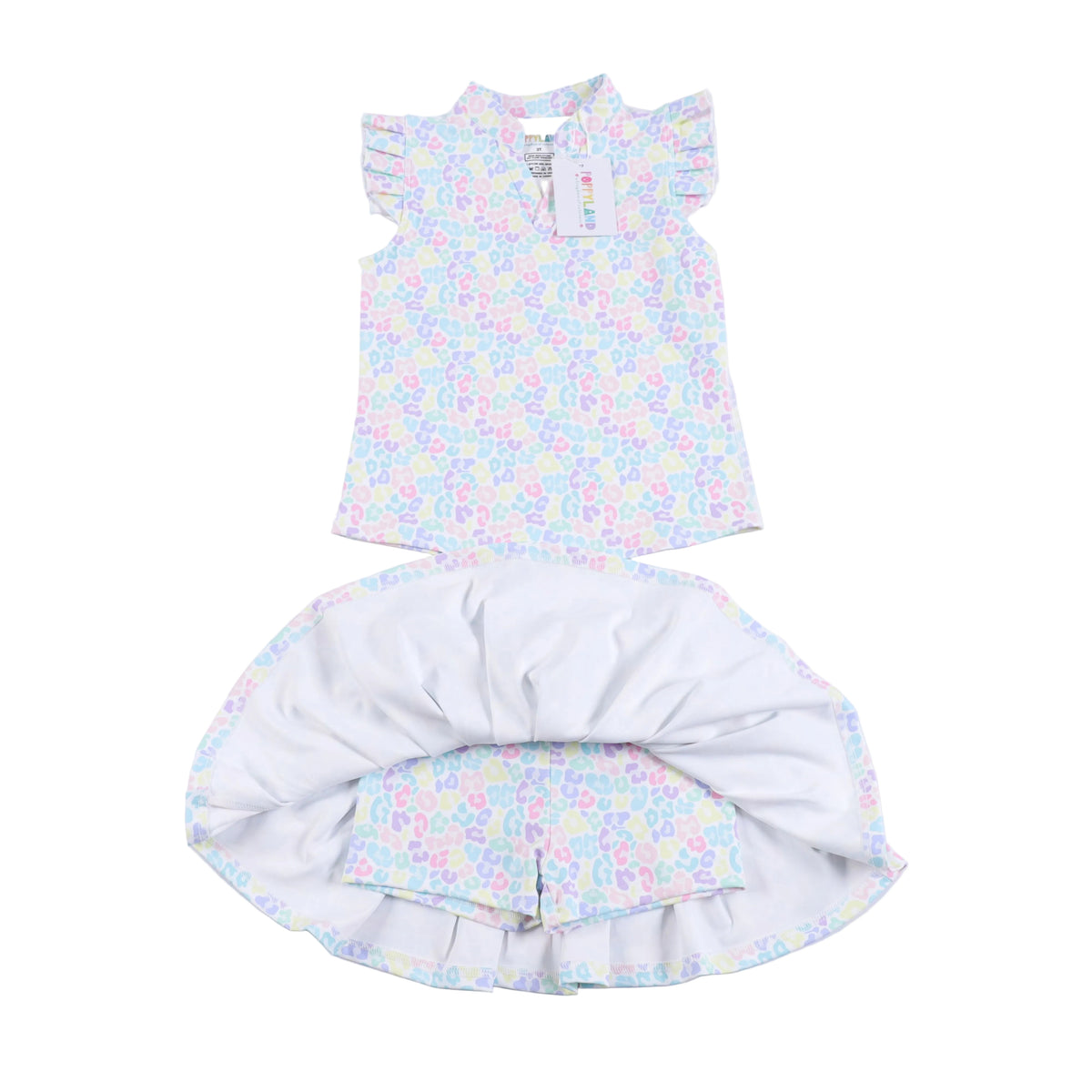 Carmel Set Frosted Leopard