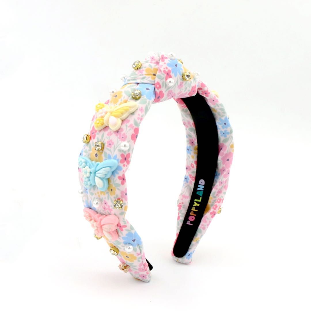 Flowers + Butterflies Headband