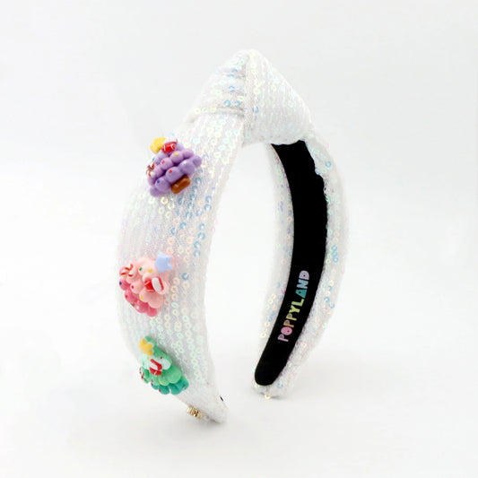 Rainbow Tree Sequin Headband
