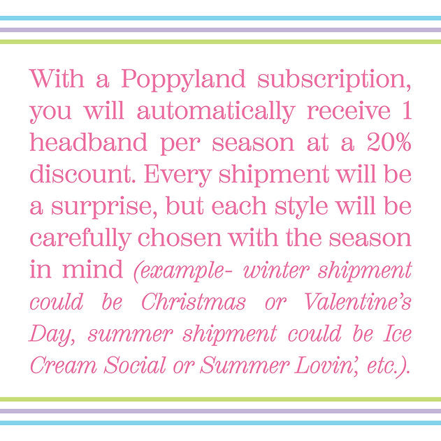 Poppyland One Year Subscription